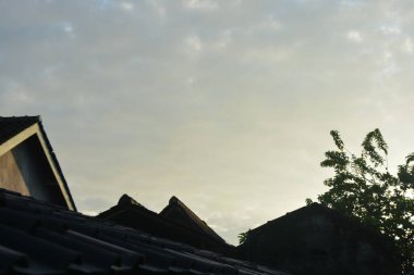 İsrail 'in kuzeyindeki Akdeniz adasının güzel manzarası.