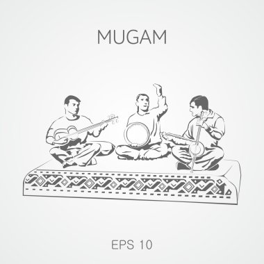 Azerbaycan dan halk müzik besteleri. Mugam. Mugham.