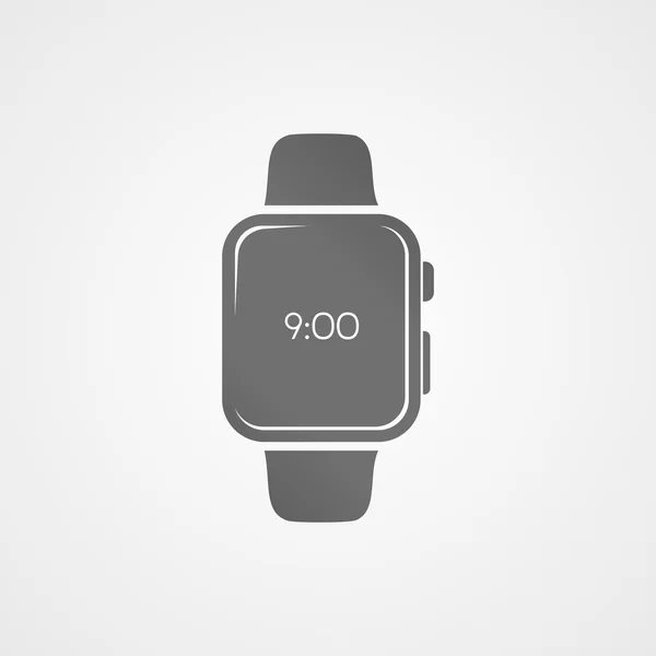 Montre intelligente avec icône d'application à l'écran . — Image vectorielle