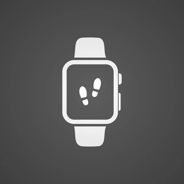 Smart Watch mit Applikationssymbol auf dem Bildschirm. — Stockvektor