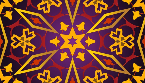 Ost-Muster. Vintage orientalische Verzierung von Mandalas. — Stockvektor