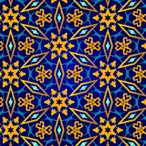 Patrón este. Vintage ornamento oriental de mandalas. Plantilla fo — Vector de stock