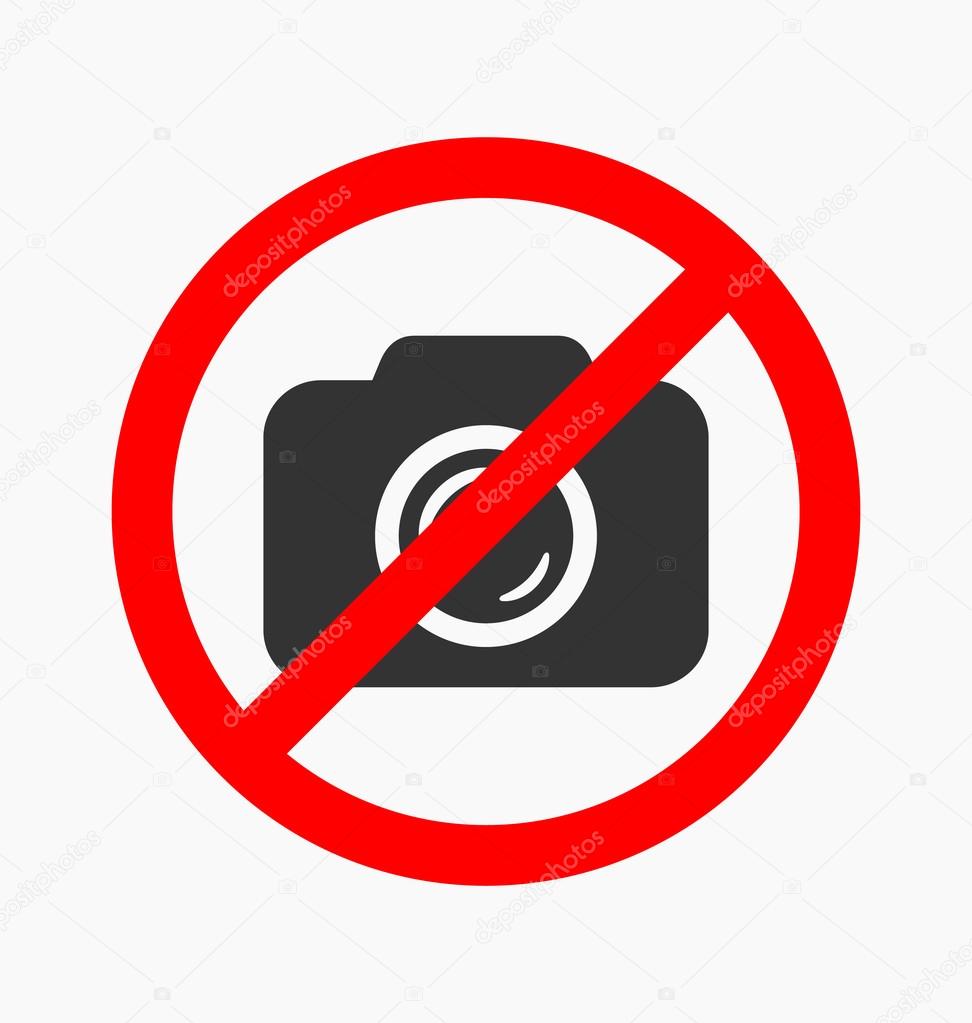 No Photography Allowed Sign 2 Stock Illustration 60669469 