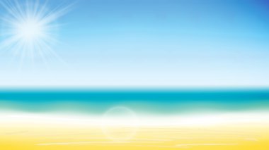 Yaz vektör arka plan. Yaz vektör çizim.