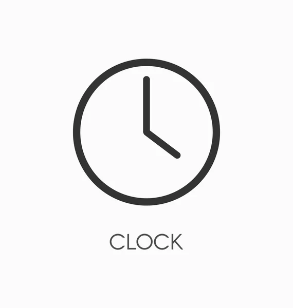 Vettore icona orologio — Vettoriale Stock