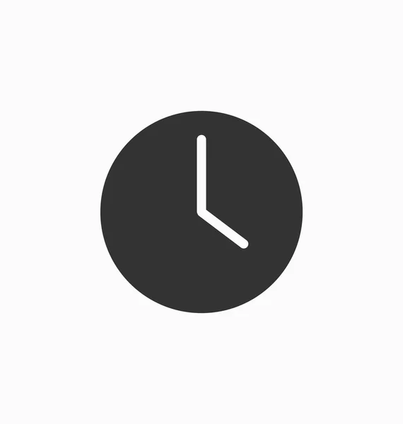 Vektorové ikony hodin — Stockový vektor