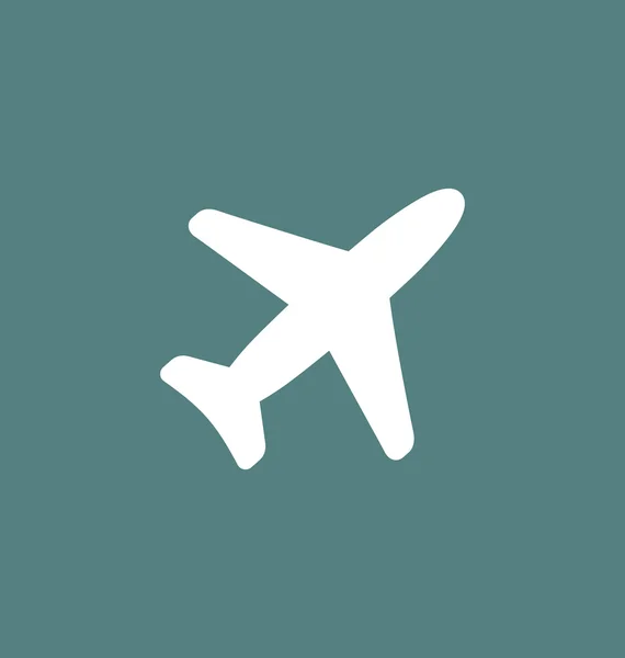 Icône avion signe vectoriel — Image vectorielle