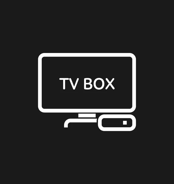 TV box / Iptv ikonu. — Stockový vektor