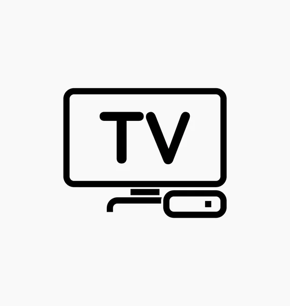 TV box / Iptv ikonu. — Stockový vektor