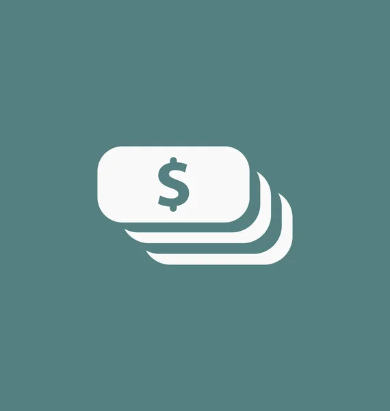 Dollarteken. USD-valuta-pictogram — Stockvector