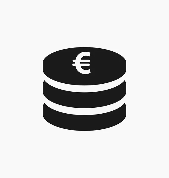 Символ євро. Європейська валюта значок. — стоковий вектор