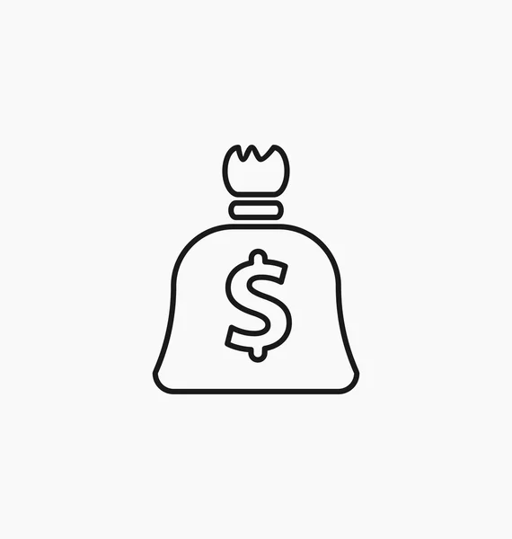 Dollarteken. USD-valuta-pictogram. — Stockvector