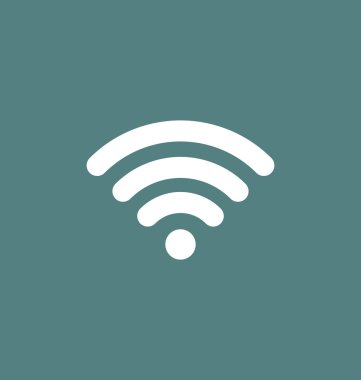 WiFi kutsal kişilerin resmi bağlantı. WiFi sinyal / kapsama simge vektör illus
