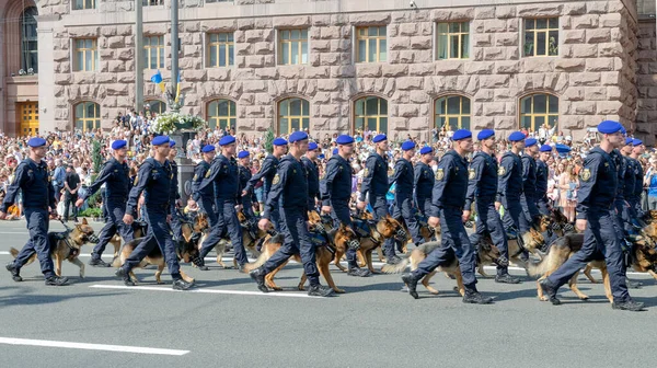 2021 Ukraina Kijowska Parada Wojskowa Dnia Rocznicy Niepodległości Ukrainy — Zdjęcie stockowe
