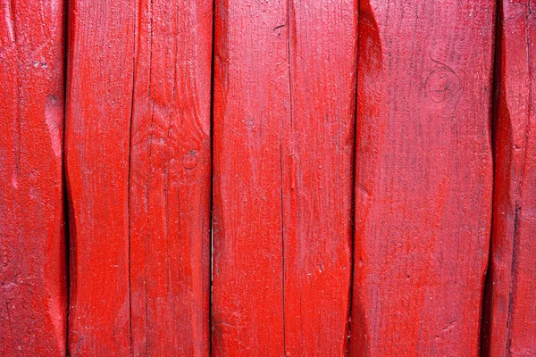 Zdi domu z červených dřevěných prken — Stock fotografie