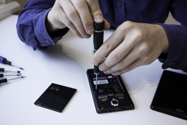 Smartphone onarım işlemi