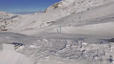 Les Deux Alpes Fransa snowpark