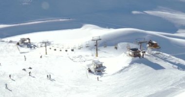 Teleferik Livigno'da kadeh