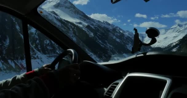 Widok góry z samochodu — Wideo stockowe