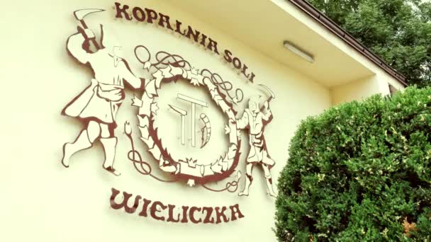 Mina de sal de Wieliczka Polonia — Vídeos de Stock