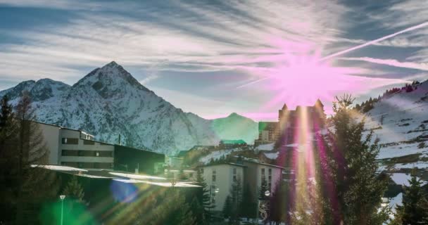 Timelapse van een Franse vallei — Stockvideo