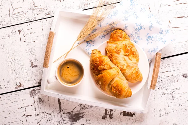 Traditional french breakfast — Stock Photo, Image