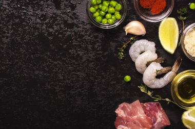 İspanyol paella malzemeler