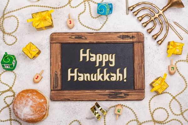 Férias judaicas Hanukkah fundo — Fotografia de Stock