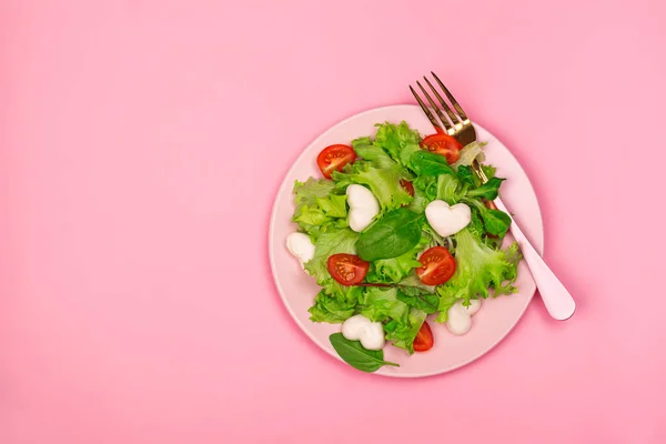 Salada de dia dos namorados — Fotografia de Stock