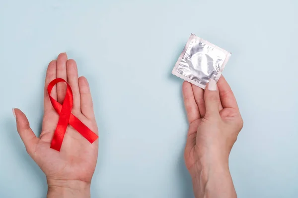 Dicembre Aids Giorno Mese di sensibilizzazione — Foto Stock