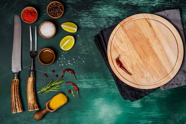 Kitchen cooking background — Stock Photo, Image