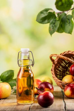 Elma sirkesi şişe