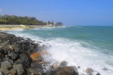 muine, vietnam güçlü dalga ile güzel tropikal plaj