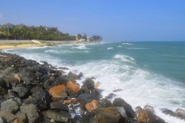 muine, vietnam güçlü dalga ile güzel tropikal plaj