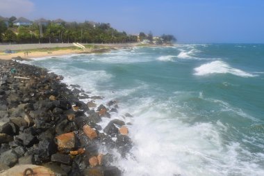 muine, vietnam güçlü dalga ile güzel tropikal plaj