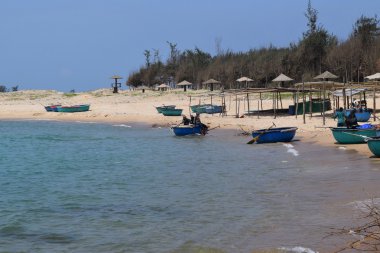 balıkçı köyü yakınındaki muine, vietnam ke GA ile plaj