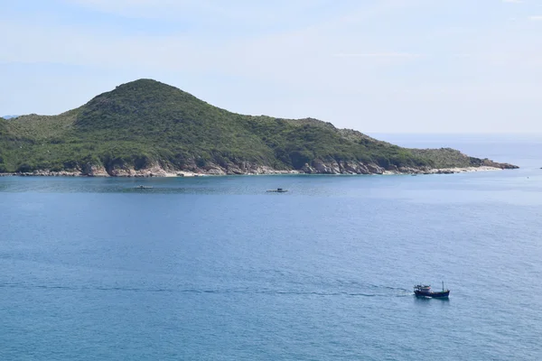 Вінь Hy затоку і море в Ninh Туан, В'єтнам — стокове фото