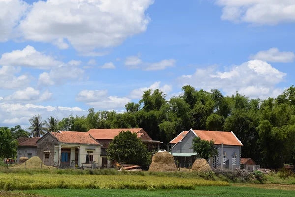 Rural village in Vietnam countryside — Stock Photo, Image