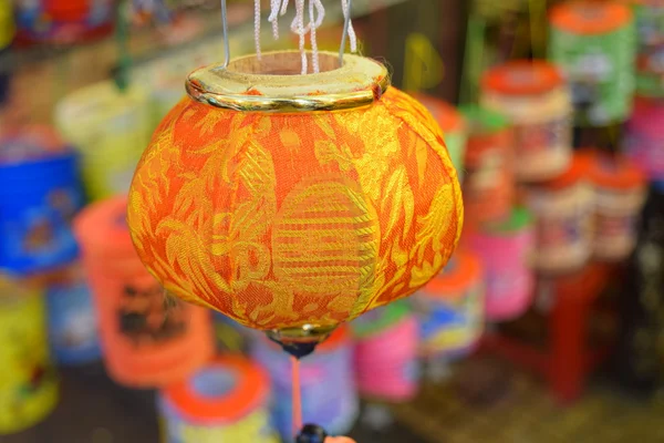 Красочные фонари украшения в середине осеннего фестиваля — стоковое фото