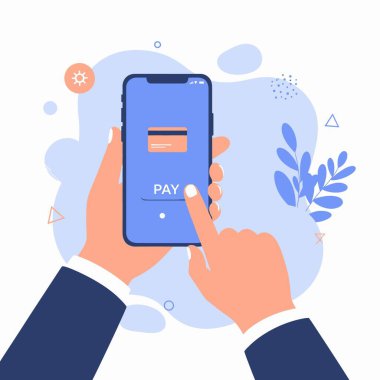 Bir kullanıcı, akıllı telefon ekranındaki 