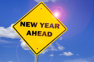 Yeni yıl öncesinde kavramsal yol işareti