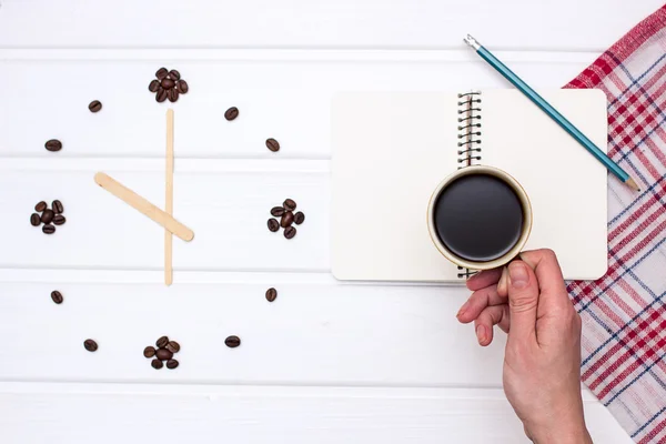 Kahve ile dinlenmek için zaman