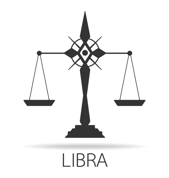 Dierenriemteken LIbra — Stockvector