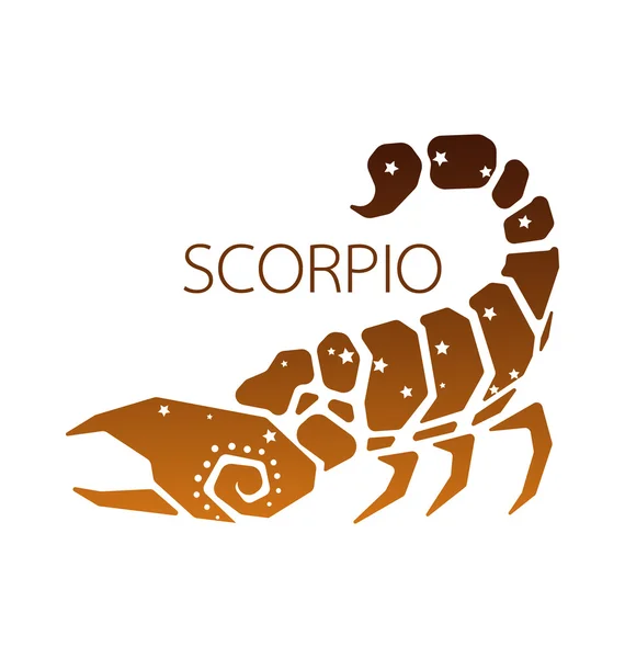 Scorpio zodiac star sign — Stock Vector