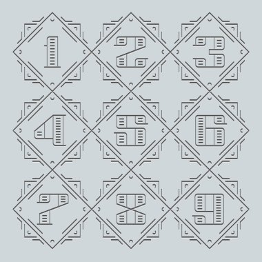 Vektör satır numaraları.