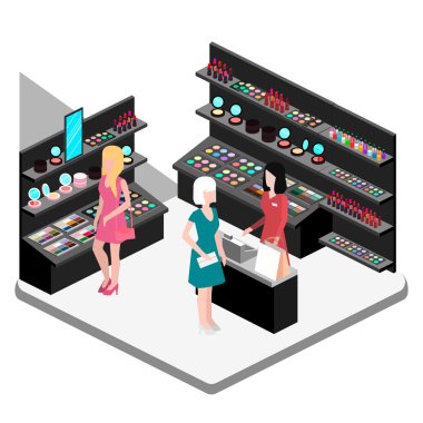 İzometrik iç kozmetik Dükkanı