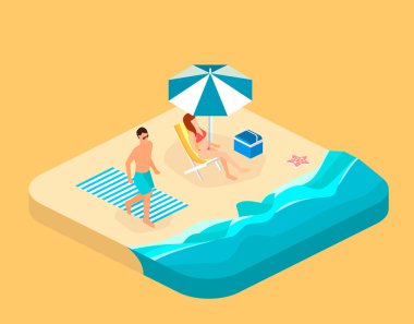 İzometrik yatay, deniz 