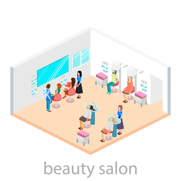 Interieur van beauty salon — Stockvector