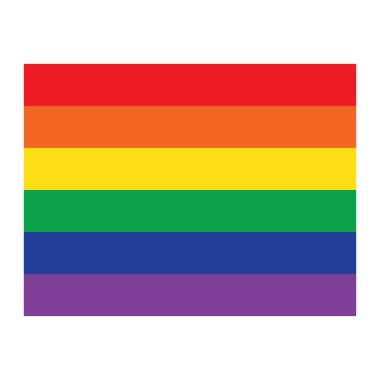 Gökkuşağı bayrağı simgesi, lgbt topluluk oturum