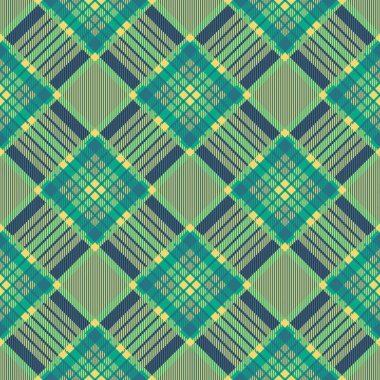 Dikişsiz kareli ekose deseni. Diyagonal doku.